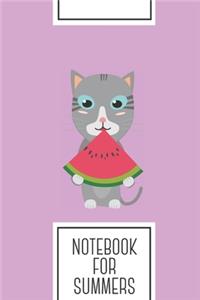 Notebook for Summers
