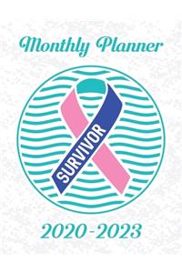 Thyroid Cancer Awareness Ribbon Survivor