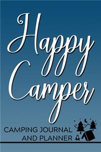 Happy Camper Camping Journal and Planner