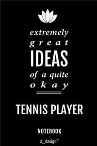 Notebook for Tennis Players / Tennis Player