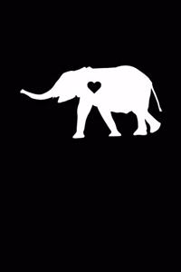 Elephant Heart Silhouette