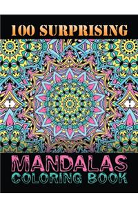 100 Surprising Mandalas Coloring Book