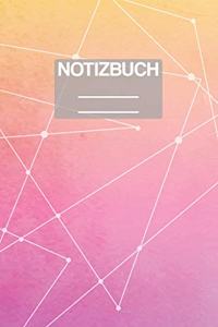 Notizbuch A5 Muster Lila Pink Wasserfarben
