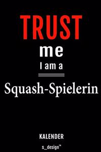 Kalender für Squash Spieler / Squash-Spielerin