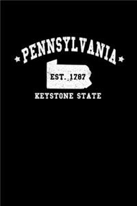 Pennsylvania Est. 1787 Keystone State