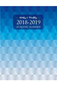 2018-2019 Academic Planner Weekly And Monthly