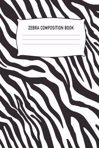 Zebra Composition Book