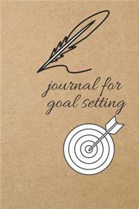 Journal for Goal Setting