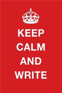 Keep Calm and Write