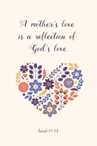 A Mother's Love Is a Reflection of God's Love: Christian Motherhood Journal