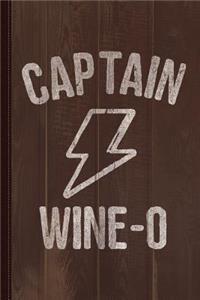 Captain Wine-O Journal Notebook