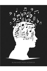Blank Sheet Music Notebook