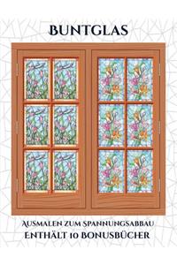 Ausmalen zum Spannungsabbau (Buntglas)