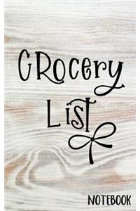 Grocery List Notebook