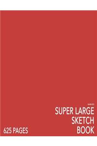 Warm Red Super Large Sketchbook
