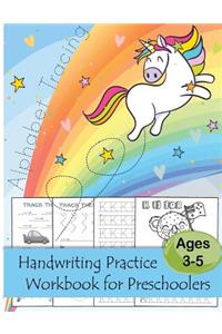 Alphabet Tracing Handwriting Practice Workbook for preschoolers Ages 3-5