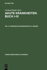 Chronische Krankheiten III-V. Indizes