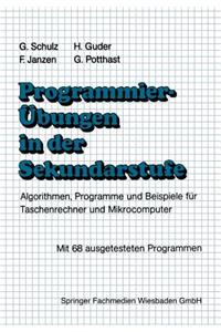 Programmierübungen in Der Sekundarstufe