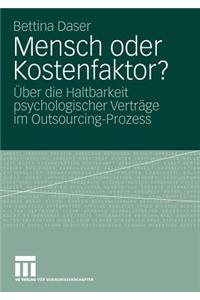 Mensch oder Kostenfaktor?