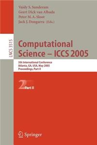 Computational Science -- Iccs 2005