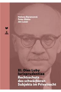 XI. Dies Luby Iurisprudentiae