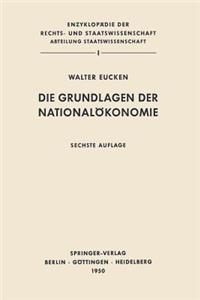 Die Grundlagen der Nationalökonomie