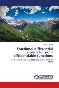 Fractional differential calculus for non-differentiable functions