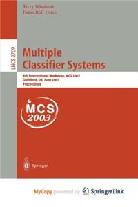 Multiple Classifier Systems