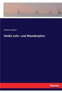 Heidis Lehr- und Wanderjahre