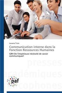 Communication Interne Dans La Fonction Ressources Humaines