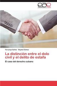 La distinción entre el dolo civil y el delito de estafa