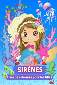 Sirènes Livre de coloriage pour les filles