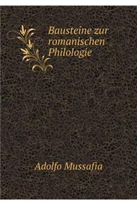 Bausteine Zur Romanischen Philologie
