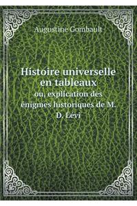 Histoire universelle en tableaux ou, explication des énigmes historiques de M. D. Lévi