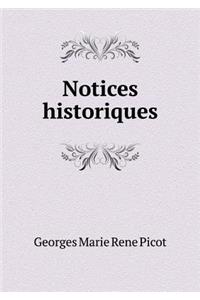 Notices historiques