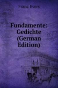 Fundamente: Gedichte (German Edition)