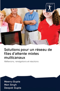 Solutions pour un réseau de files d'attente mixtes multicanaux