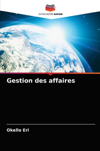 Gestion des affaires