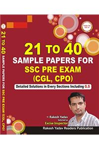 sample paper 21-40 by rakesh yadav