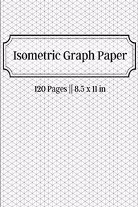 Isometric Notebook - 120 Pages -- 8.5 x 11 in