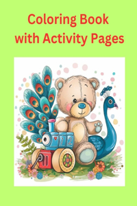 Children's Coloring Book with Activity Pages