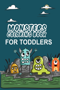 Monsters Coloring Book For Toddlers