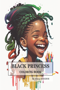 Black Princess Coloring Book