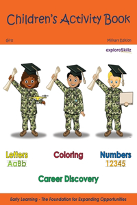Children's Activity Book - Military Edition Girls