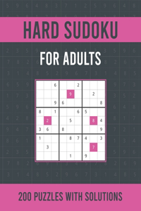 Hard Sudoku For Adults