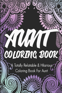 Aunt Coloring Book