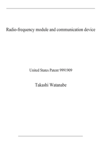 Radio-frequency module and communication device