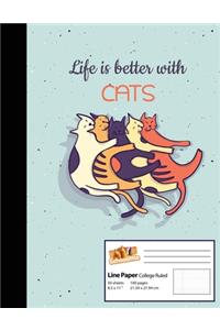 Line Paper College Ruled