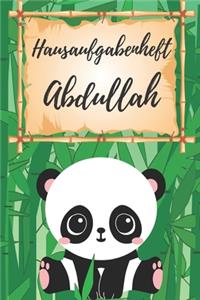 Hausaufgabenheft Abdullah
