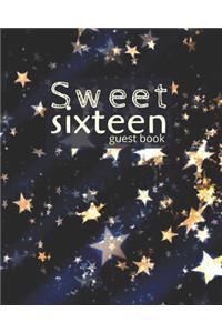 Sweet Sixteen - Guest book